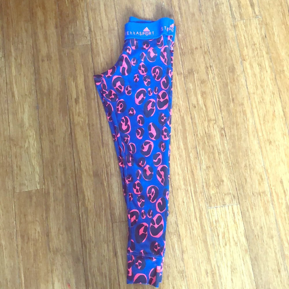 Stellasport by adidas leopard leggings size small